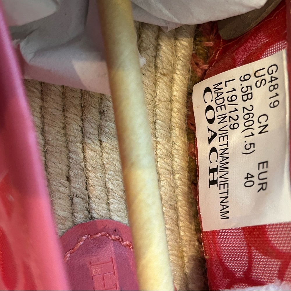 Coach Women's Espadrilles shoes - Picture 4 of 6